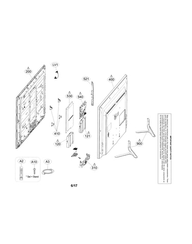 Exploded view parts