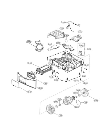 Base and motor parts