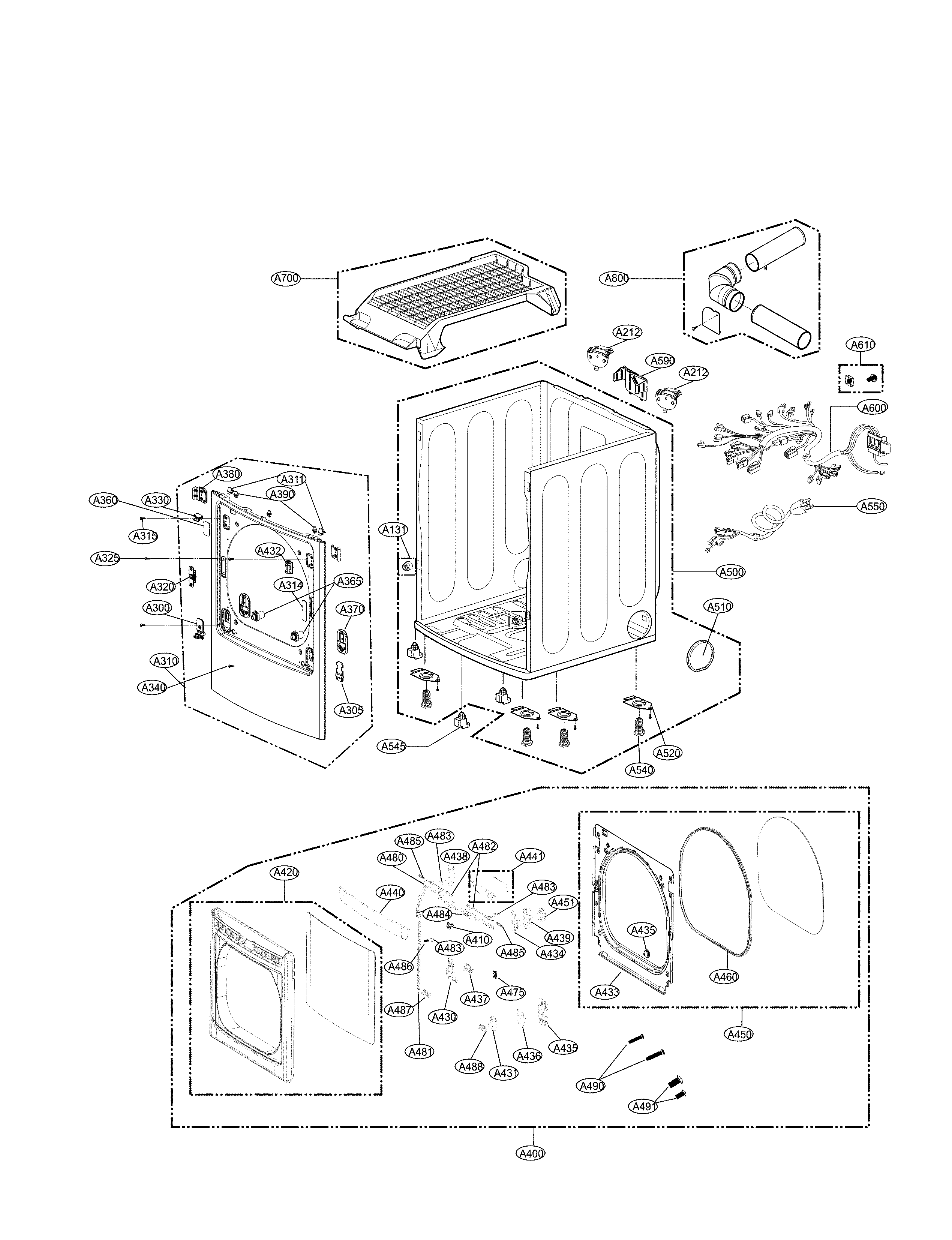 CABINET AND DOOR PARTS