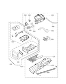 Drawer panel and guide parts