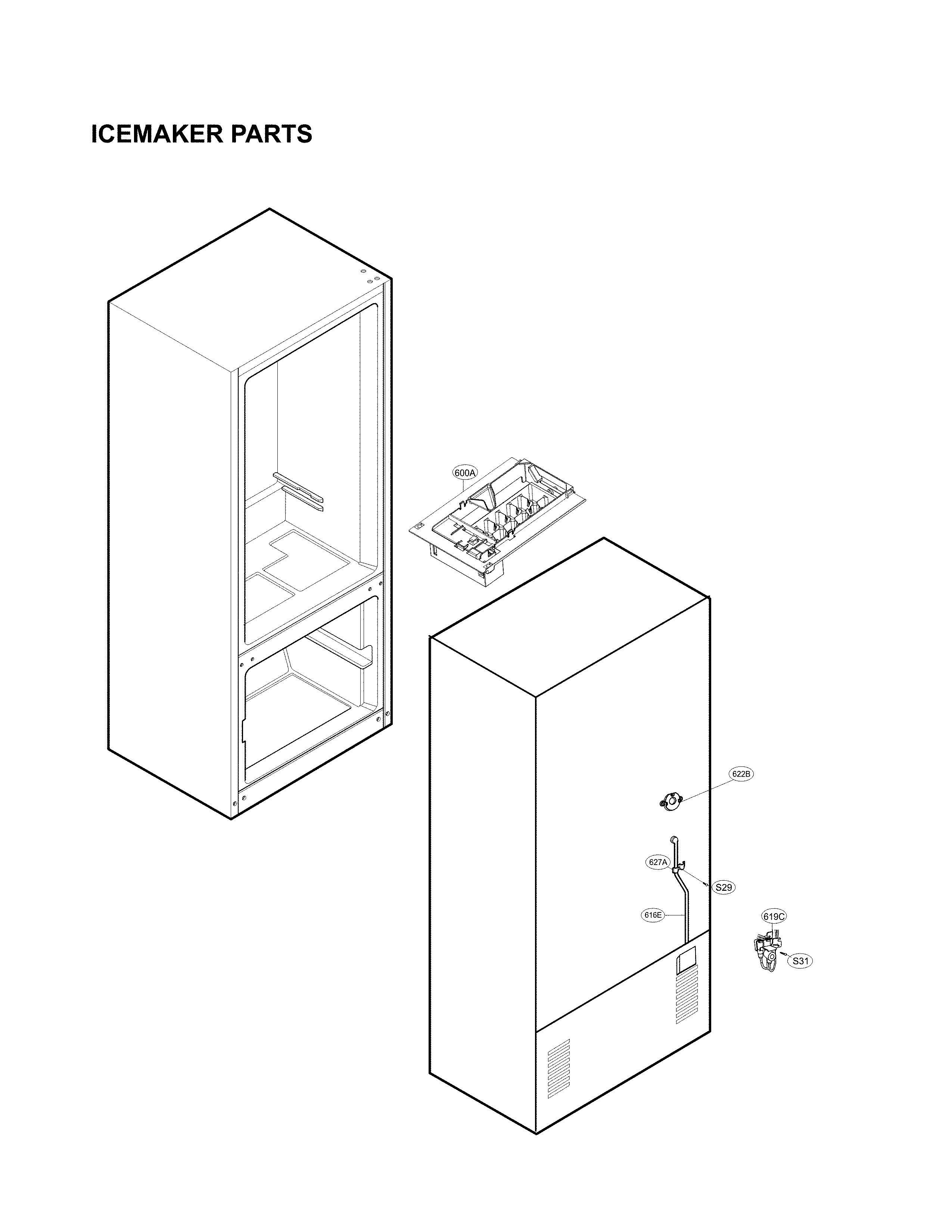 Ice maker parts