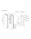 Refrigertaor door parts