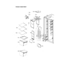 LG LSXS26366S/02 freezer compartment parts diagram