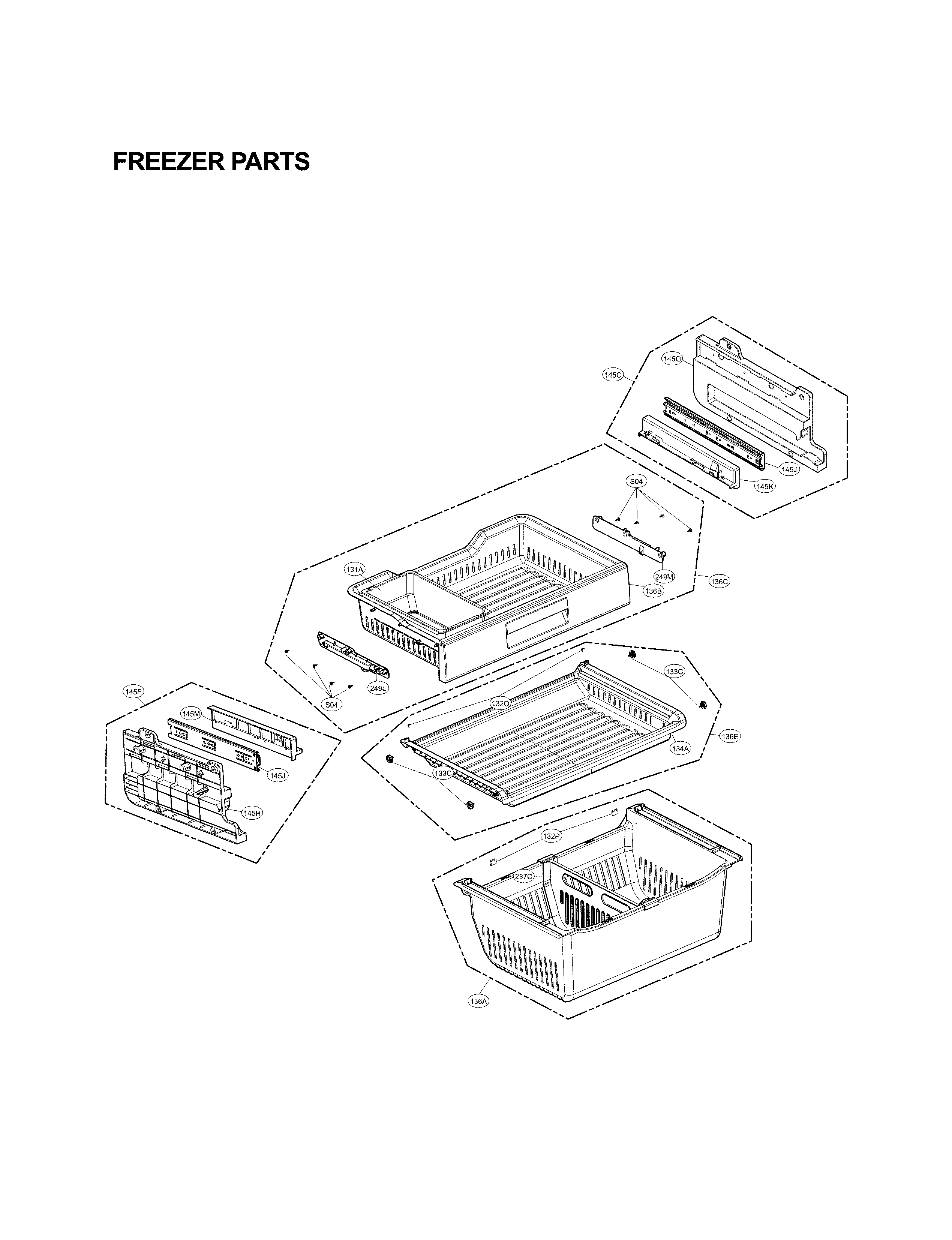 Freezer parts