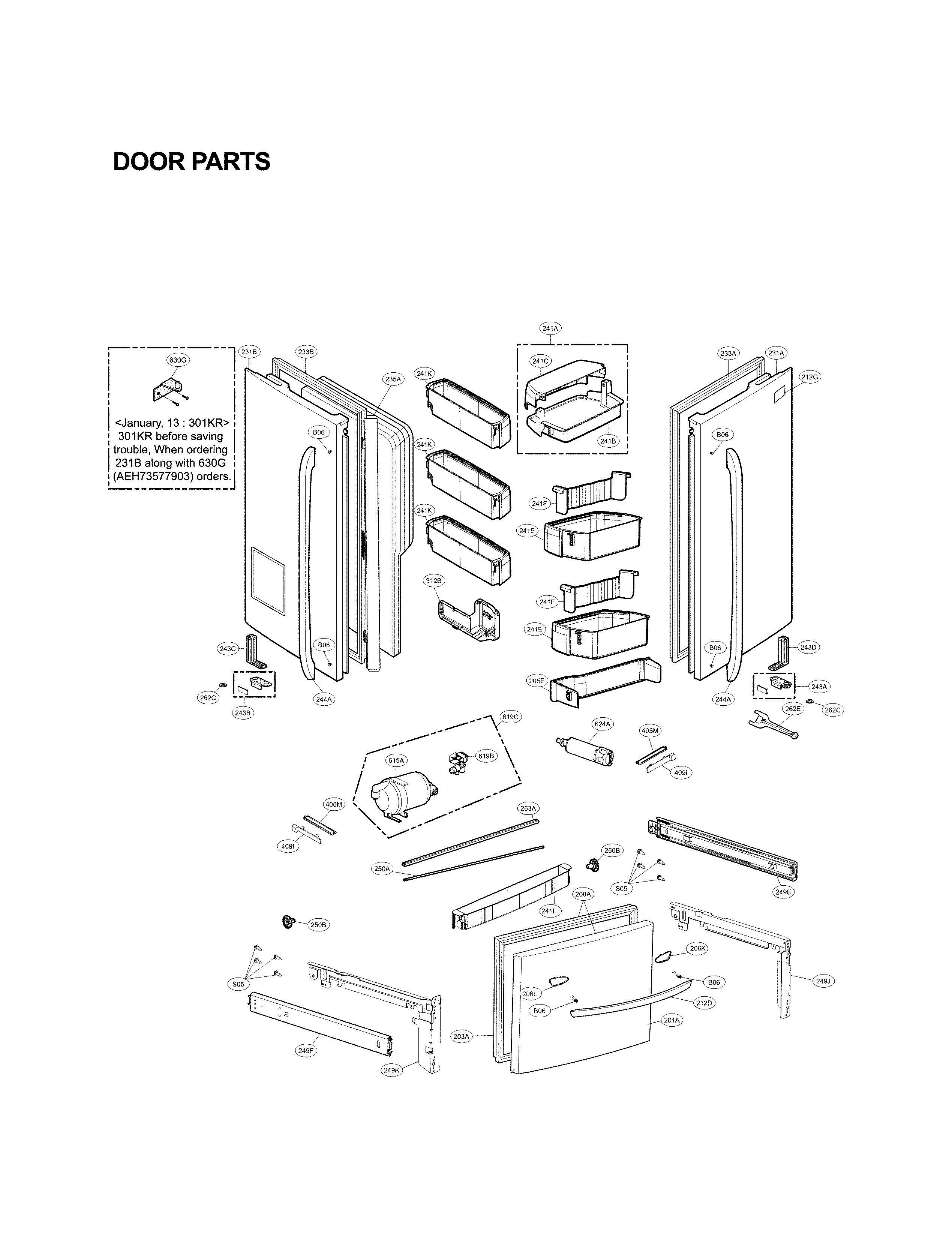 Door parts