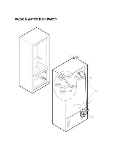 Valve and water parts