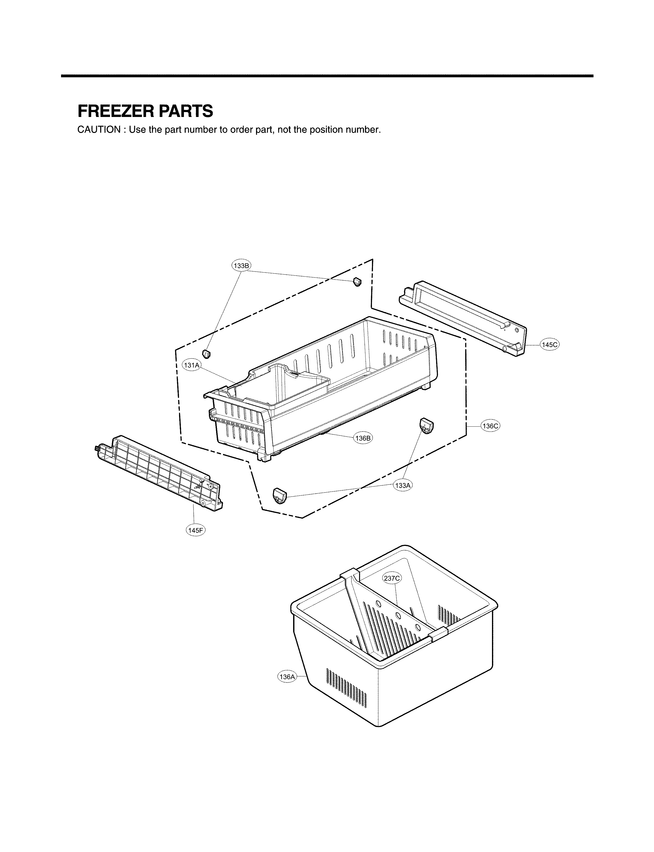 Freezer parts