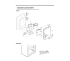 LG LFX25973D/00 ice maker parts diagram