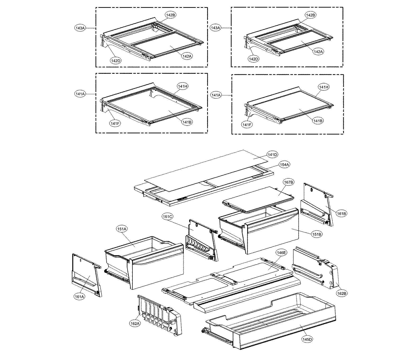 Refrigerator parts