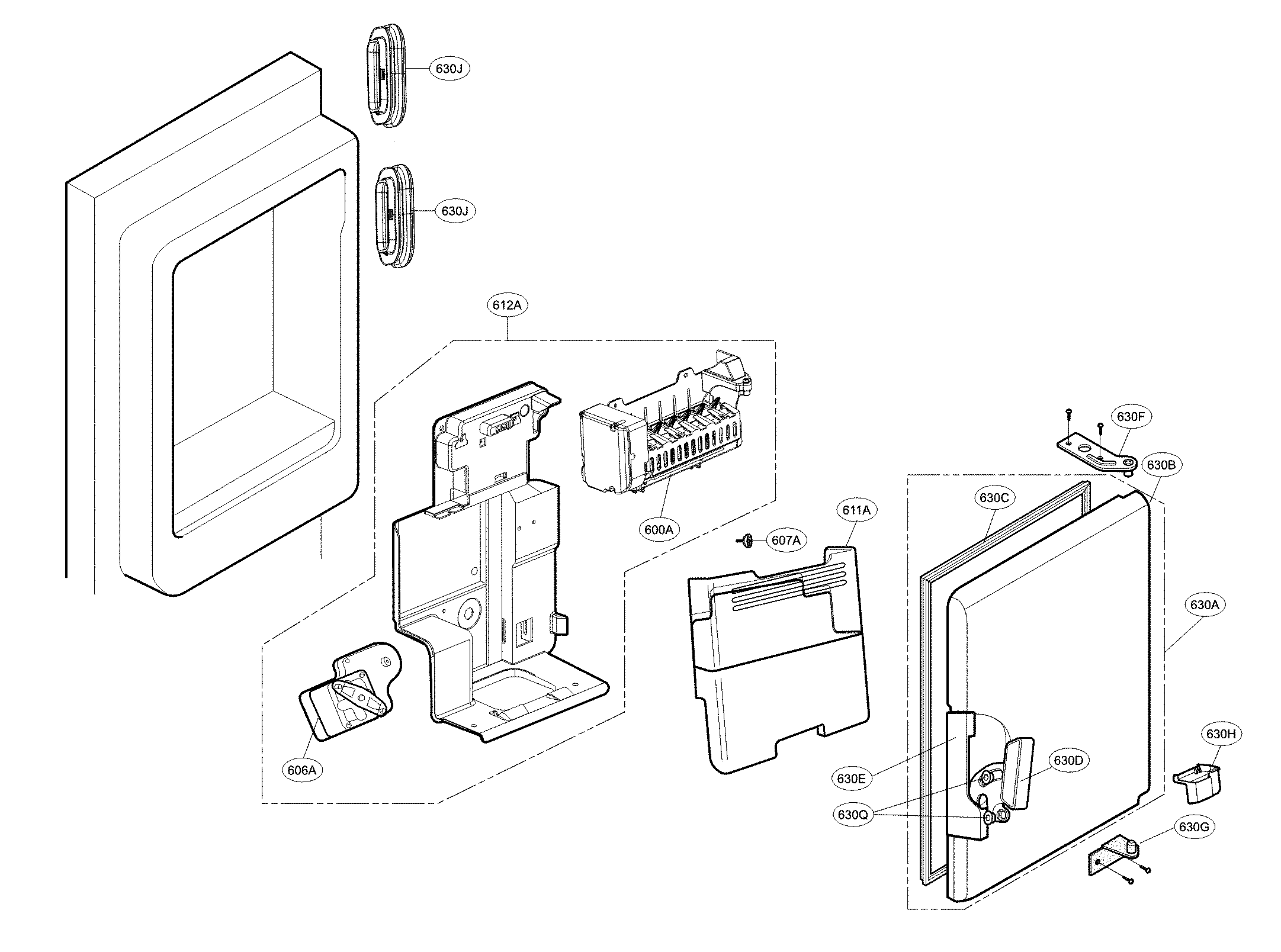 Ice maker parts