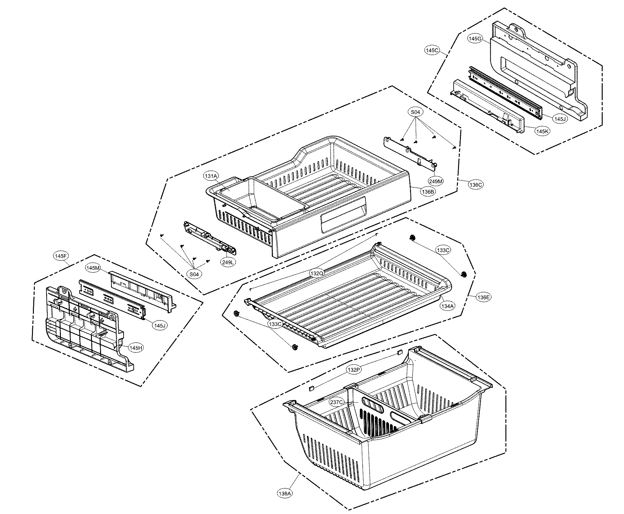 Freezer parts