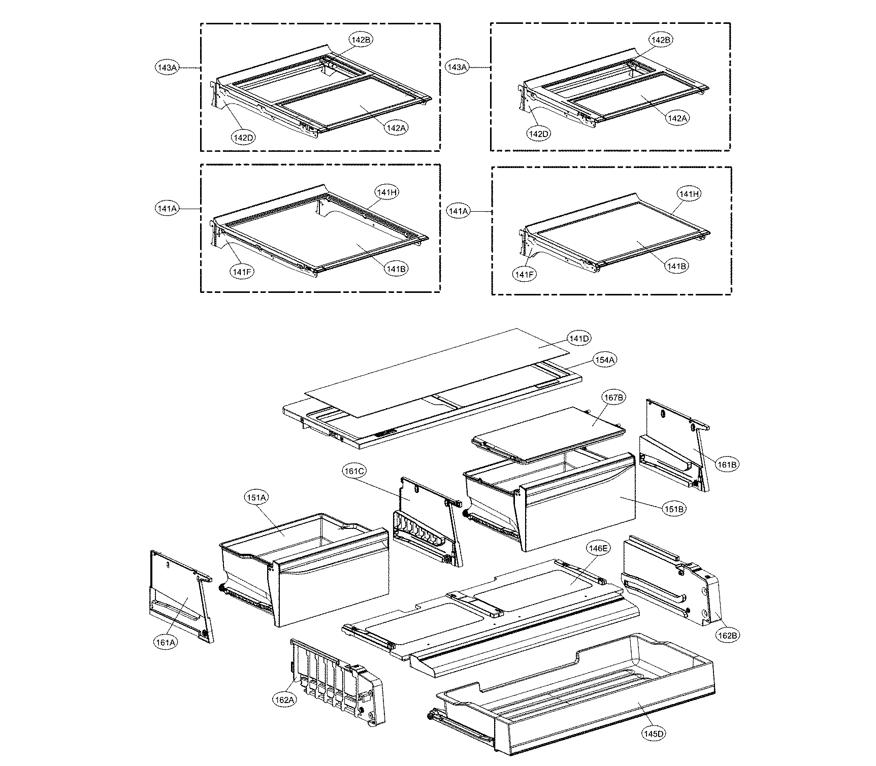 Refrigerator parts