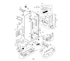 LG LFXS24623S/01 case parts diagram