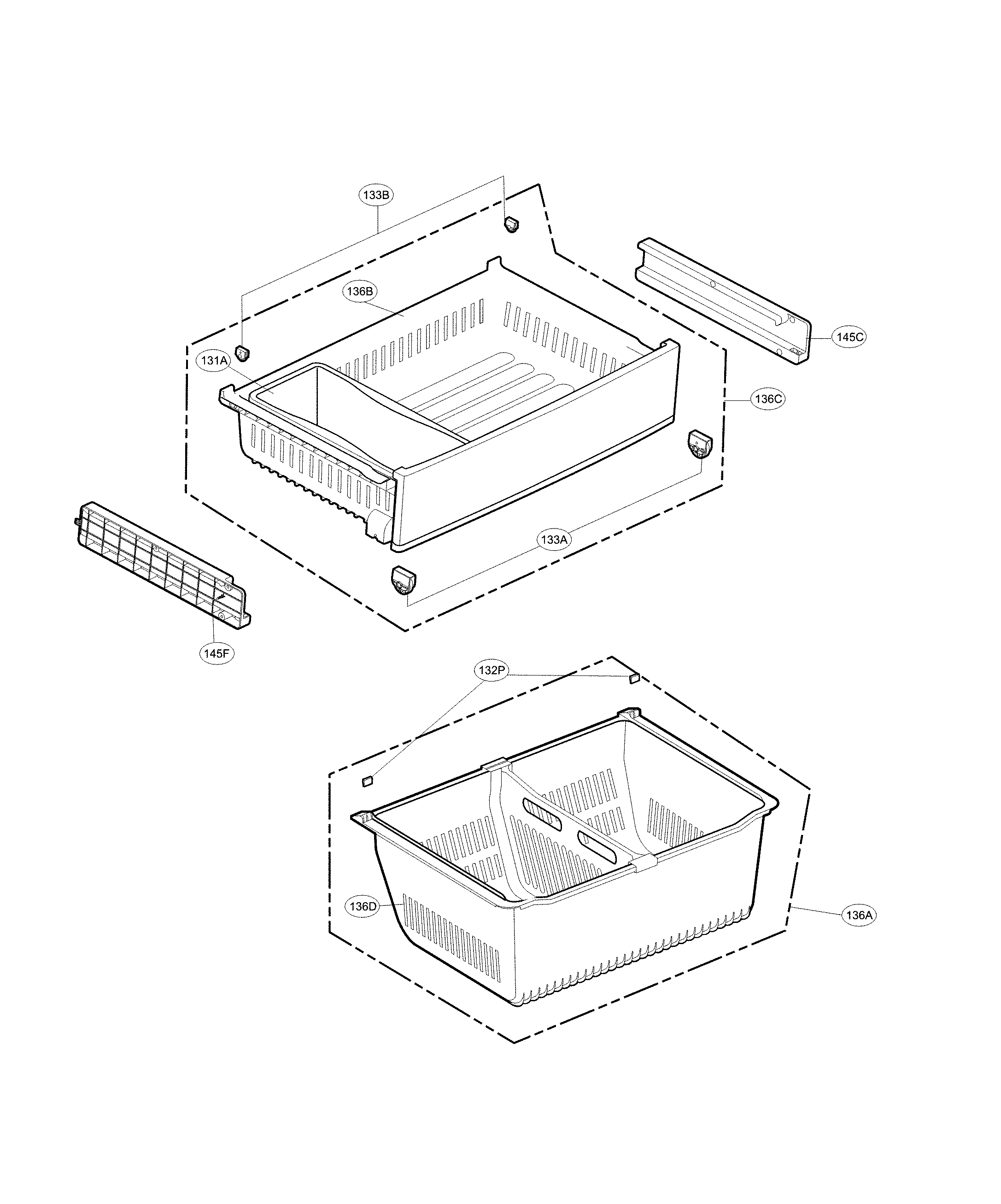 Freezer parts