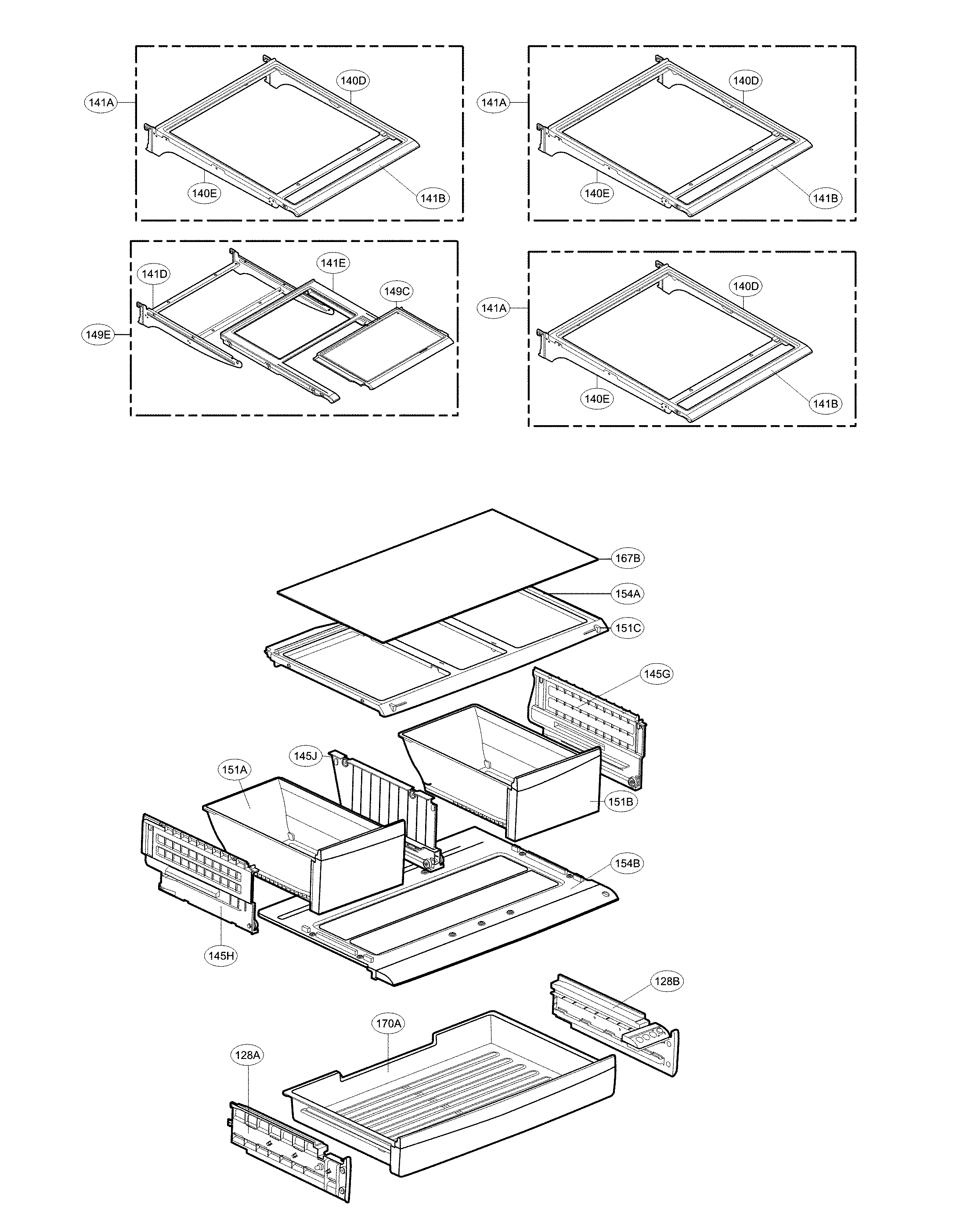 Refrigerator parts