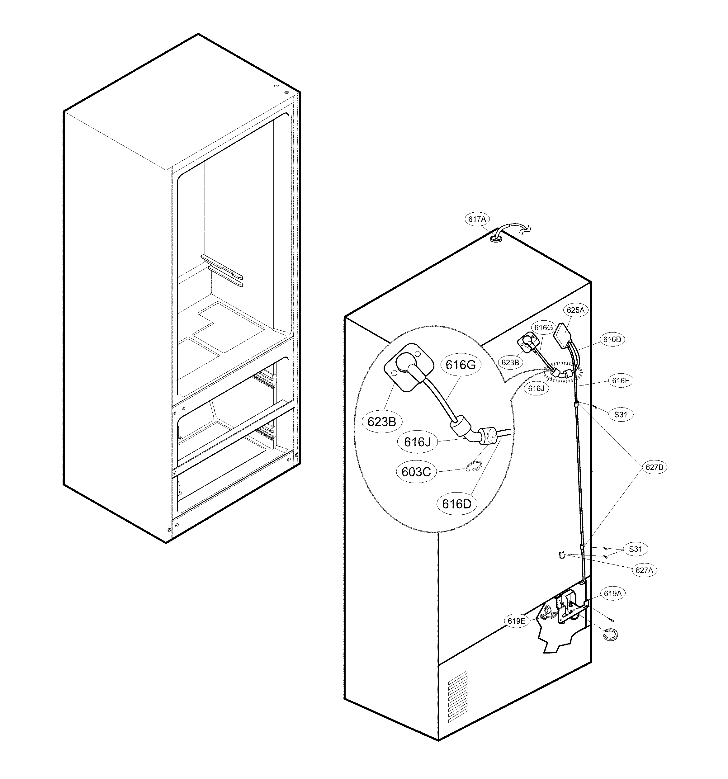 VALVE AND WATER PARTS