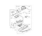 Kenmore Elite 79681722000 panel and drawer parts diagram