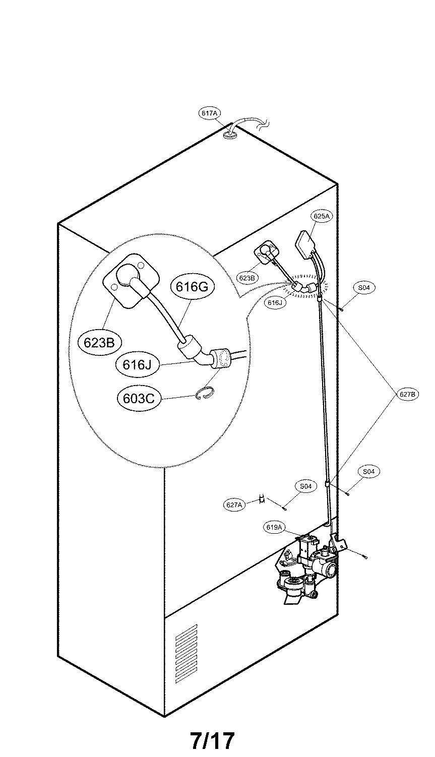 Valve and water parts