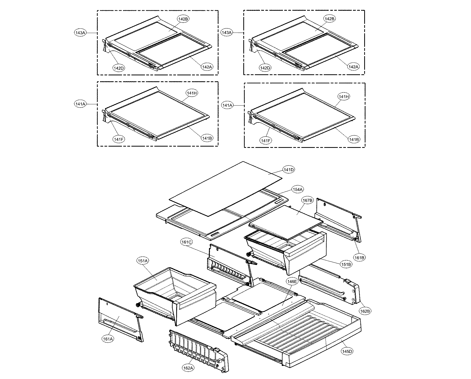 Refrigerator parts