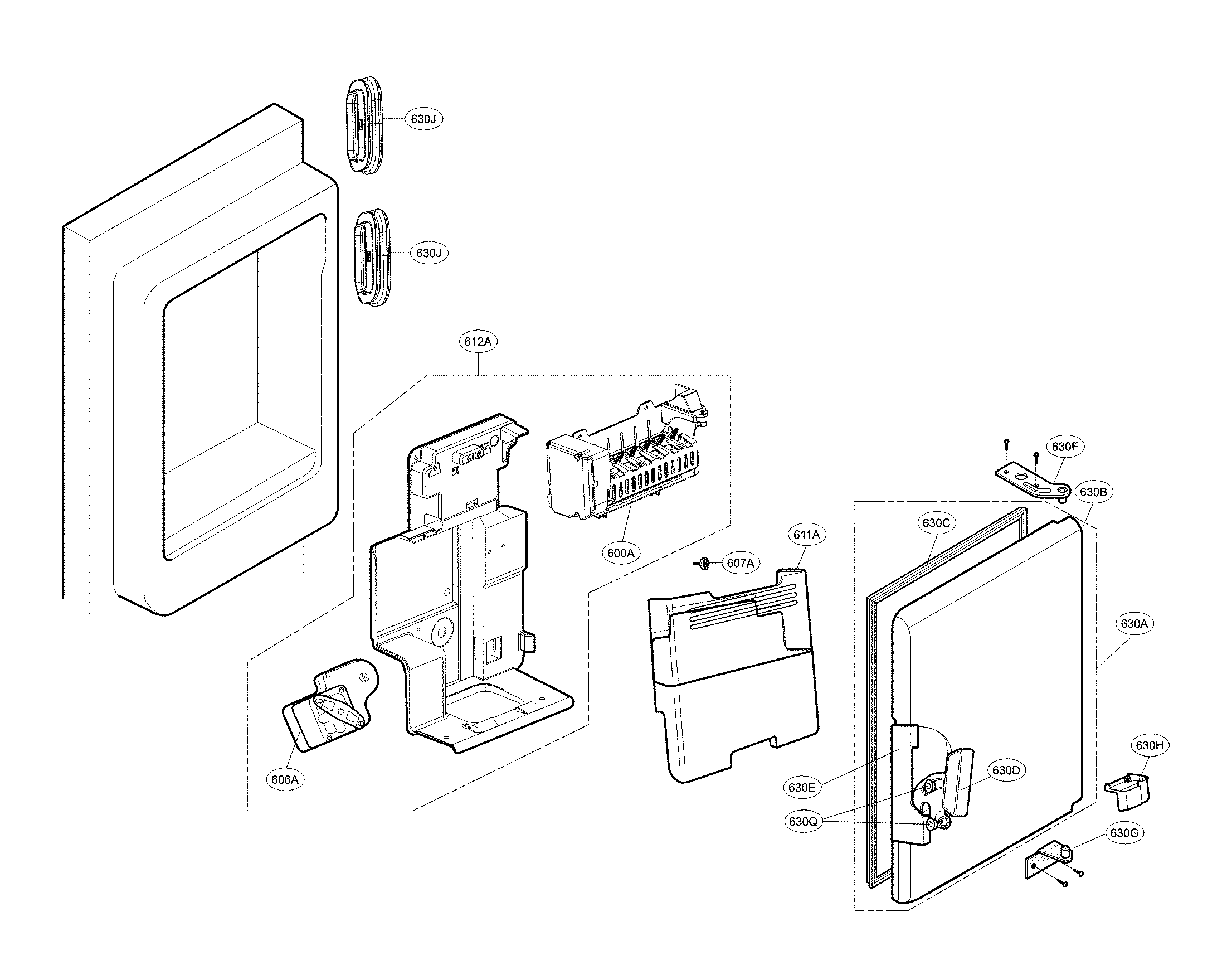 Ice maker parts