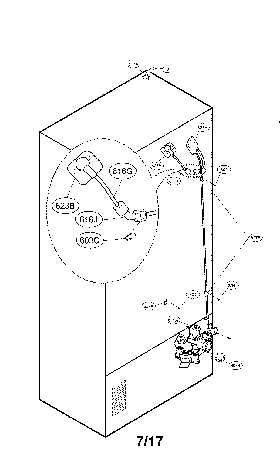VALVE AND WATER PARTS