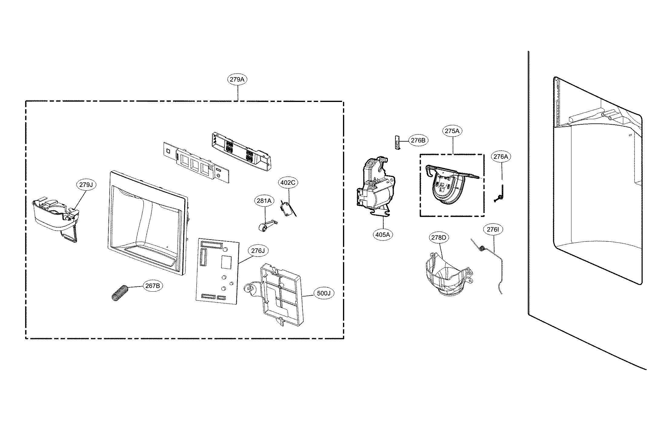 DISPENSER PARTS