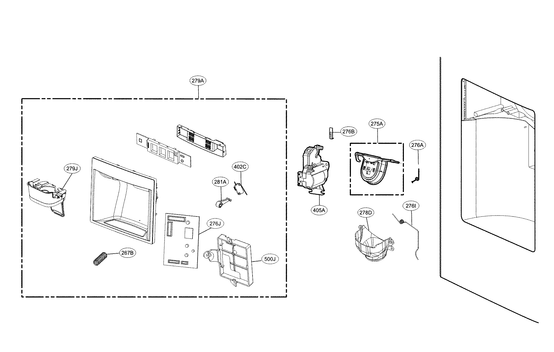 DISPENSER PARTS