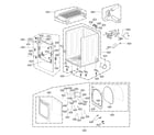 LG DLGX7601KE panel and drawer parts diagram