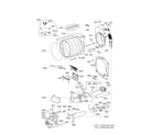 LG DLGX7601KE drum parts diagram