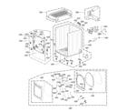 LG DLGX7601WE panel and drawer parts diagram
