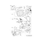 LG DLGX7601WE drum parts diagram