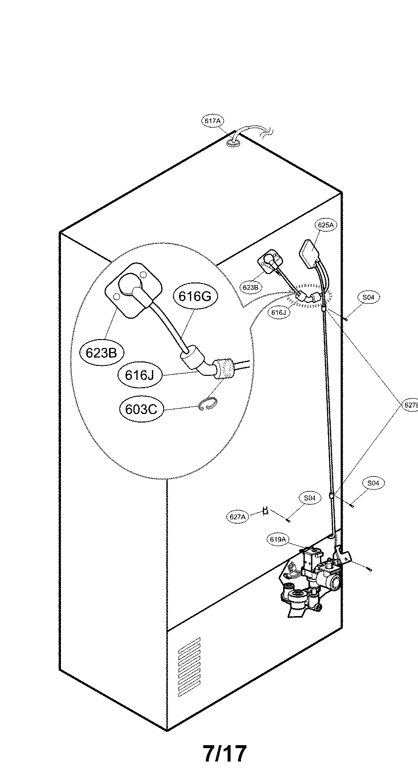 Valve and water parts