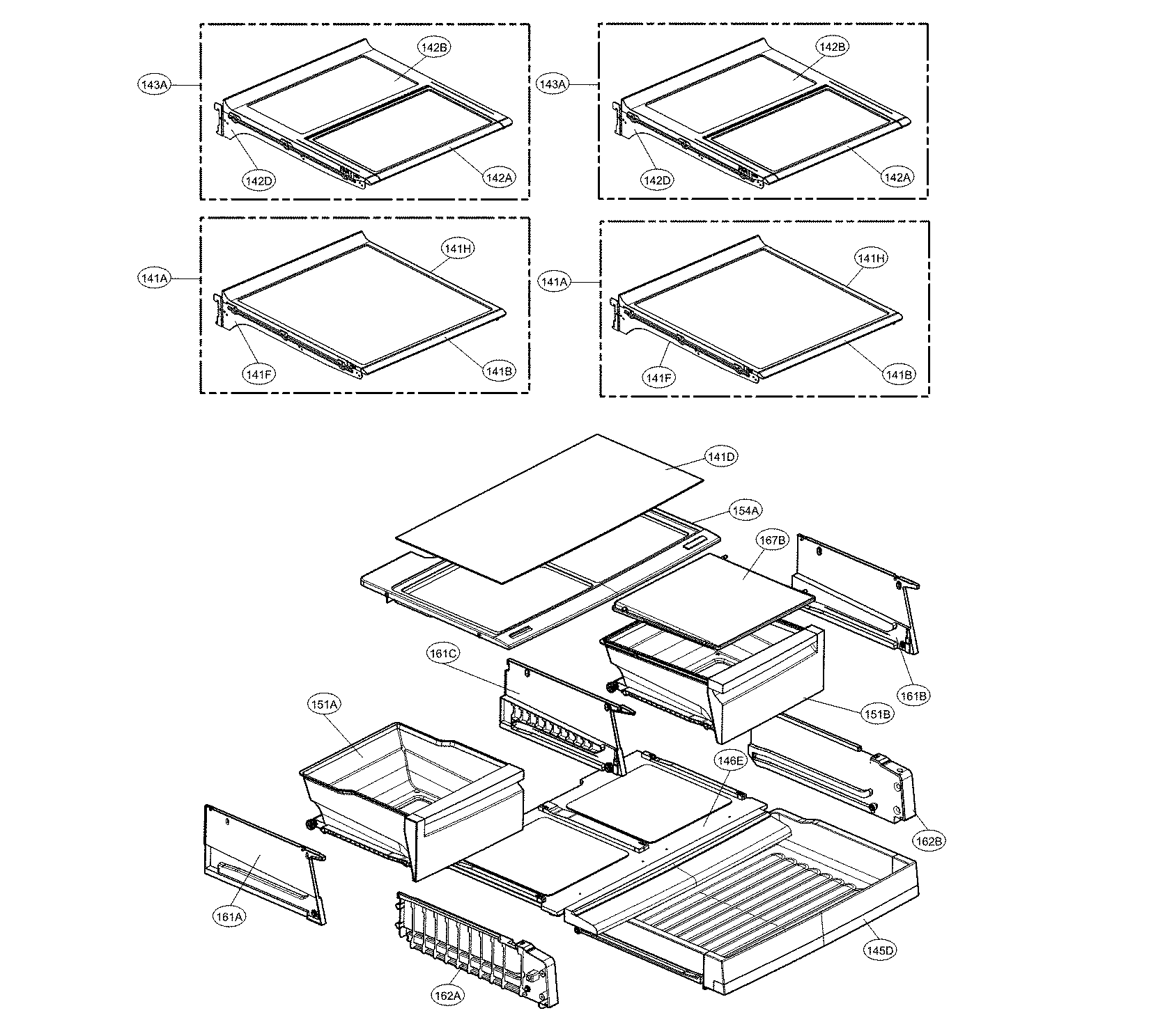 Refrigerator parts