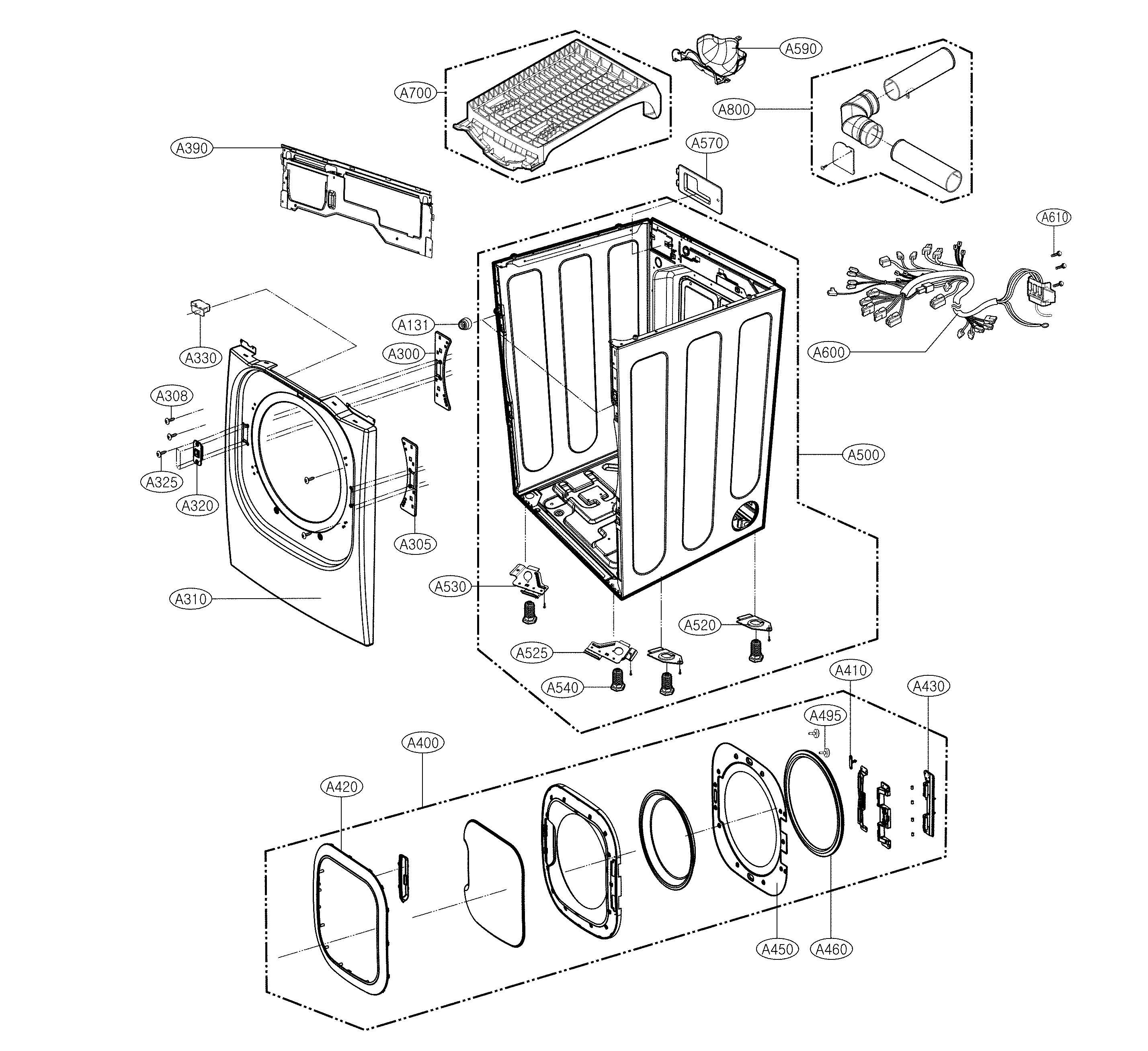 Cabinet parts
