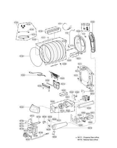 Drum & motor parts