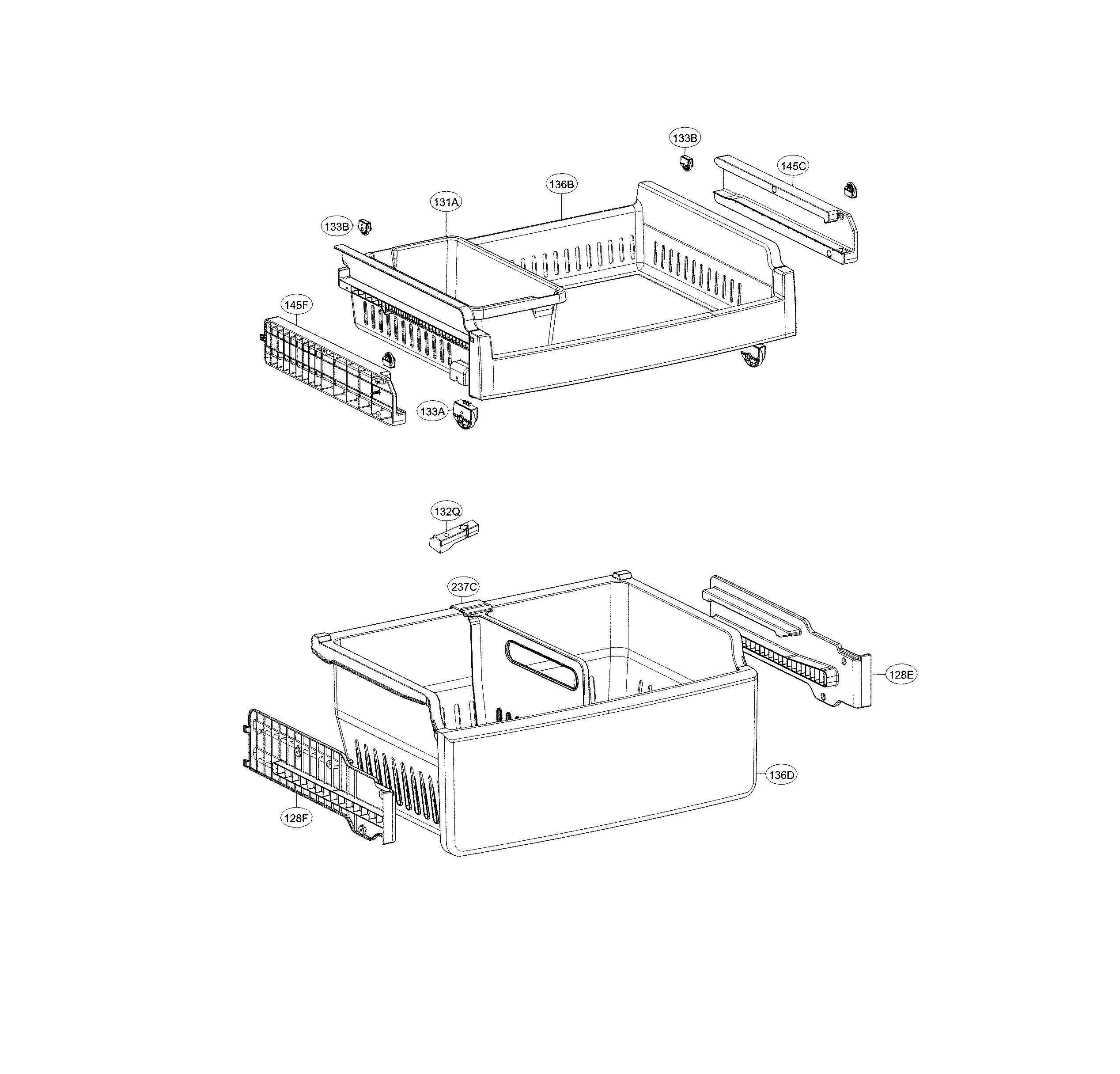Freezer parts