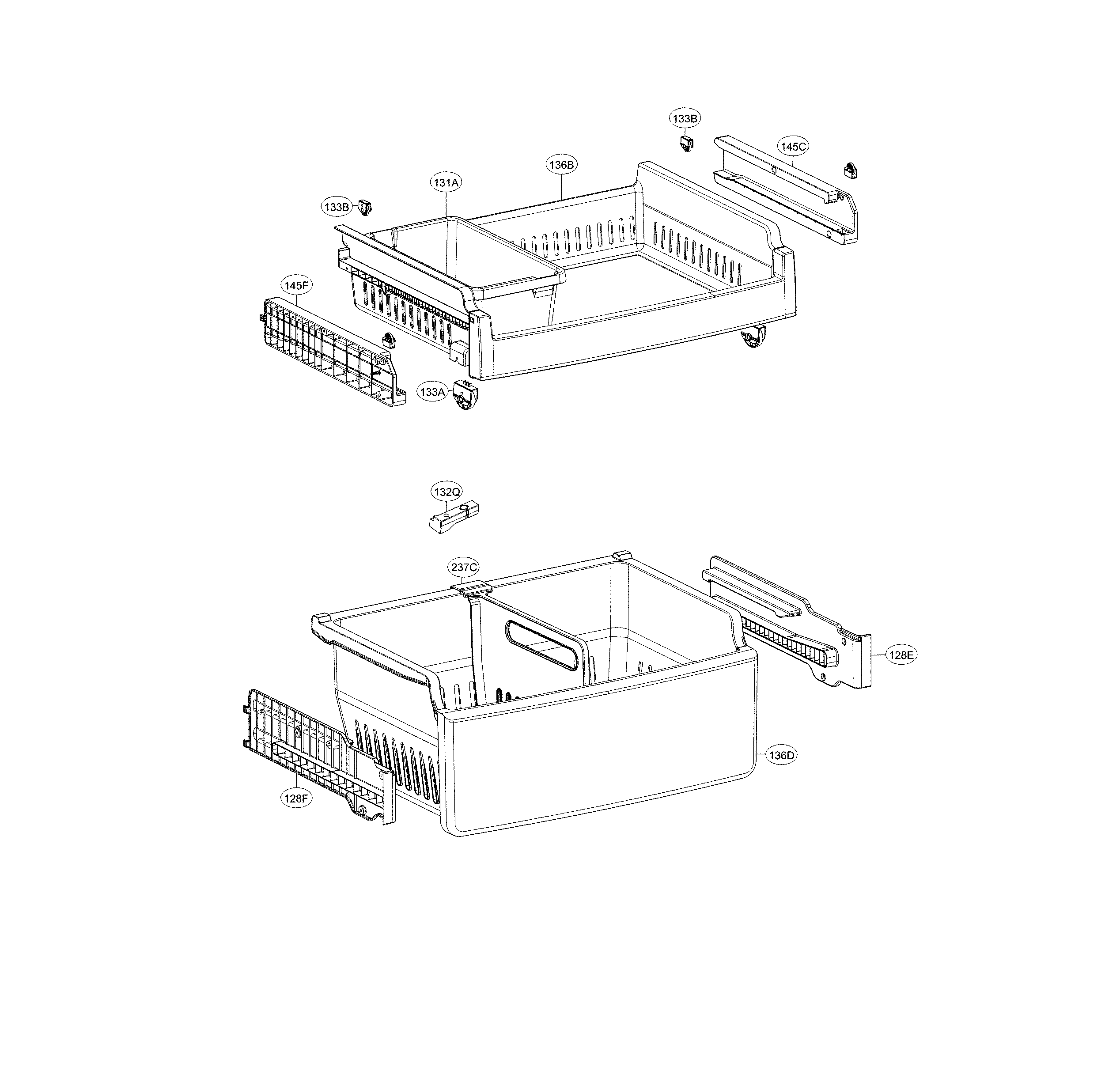 Freezer parts