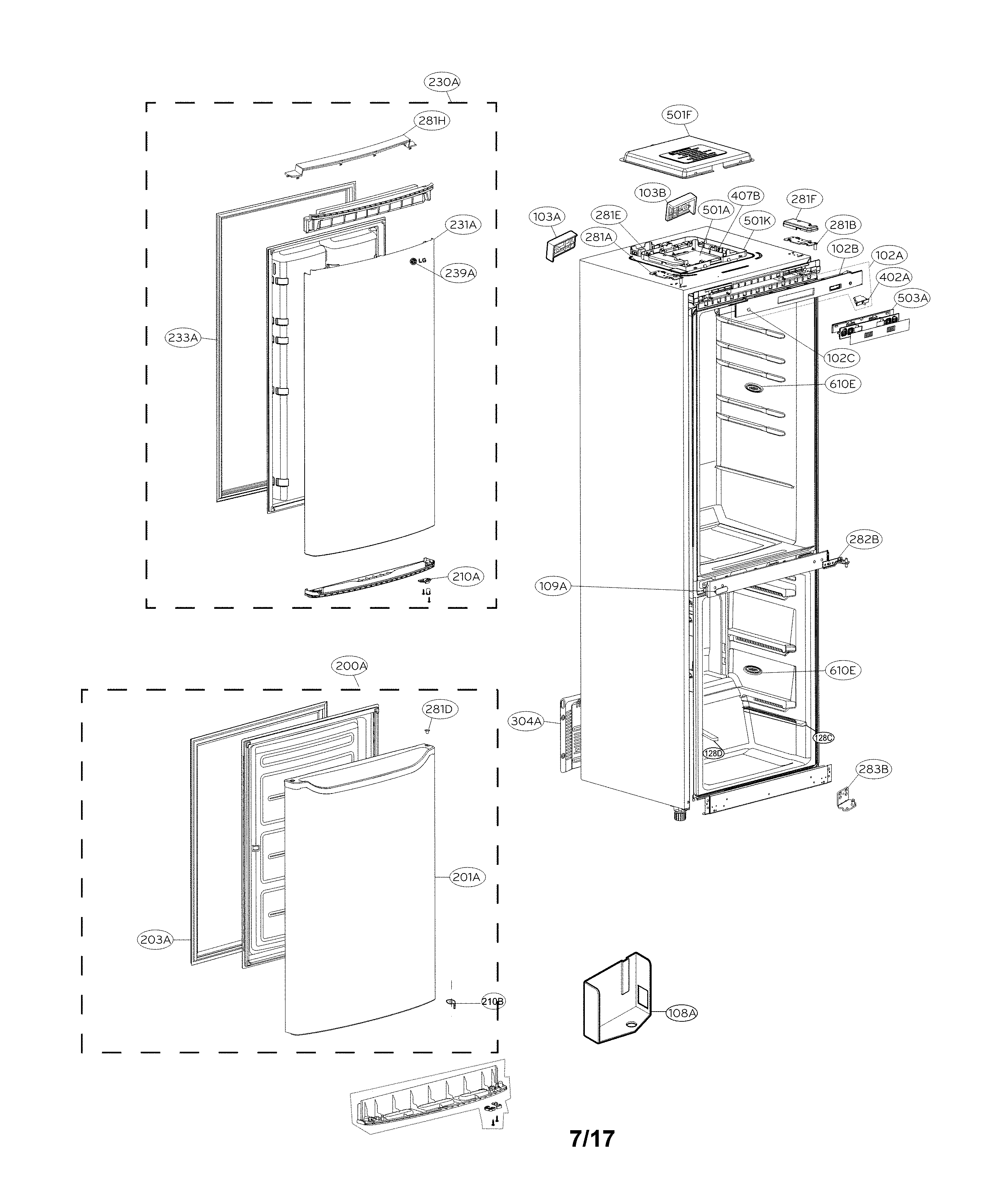 Case parts