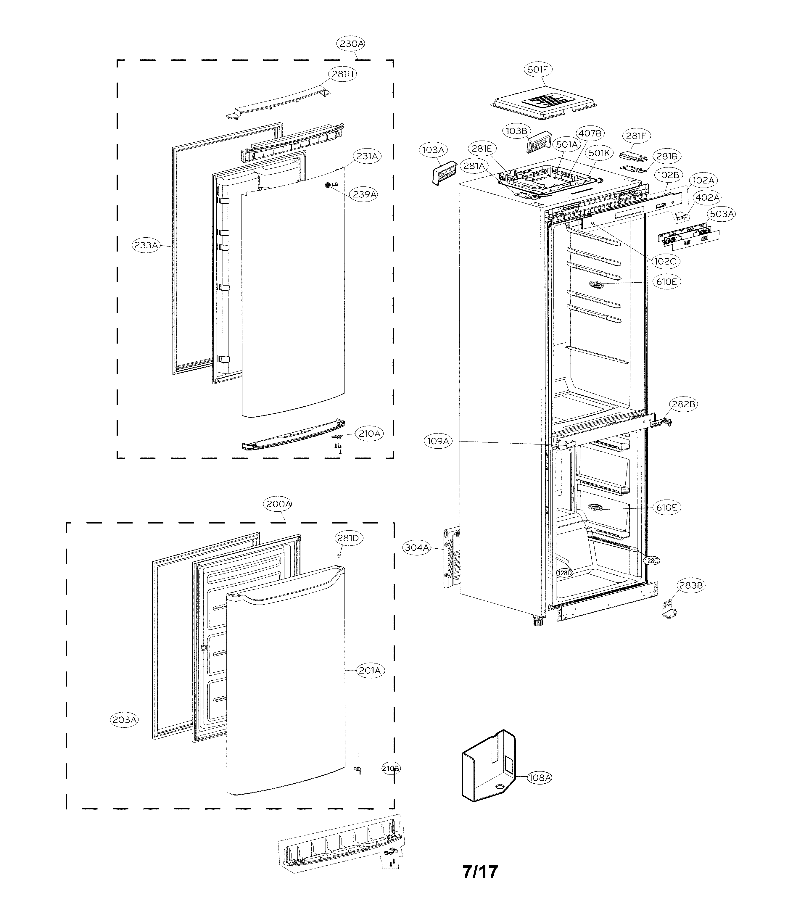 Case parts