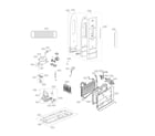 LG LBN10551SW/01 freezer parts diagram
