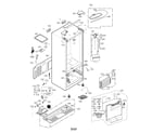 LG LFC24770SB/00 case parts diagram