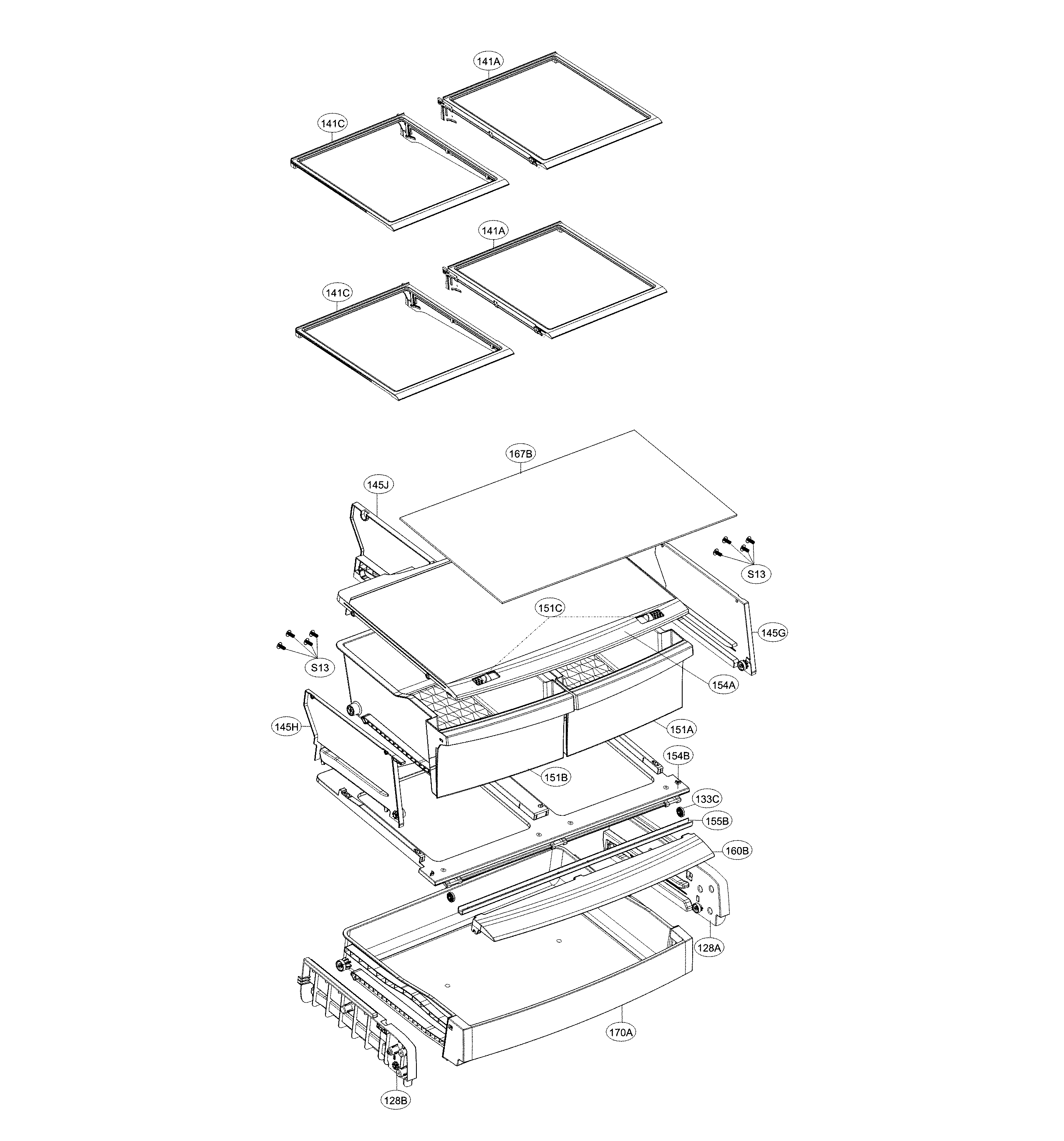 Refrigerator parts