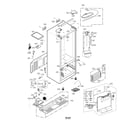 LG LFC24770SW/01 case parts diagram