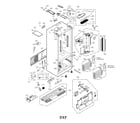 LG LFXS30766D/00 case parts diagram