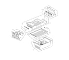 LG LFXS25973D/00 freezer parts diagram