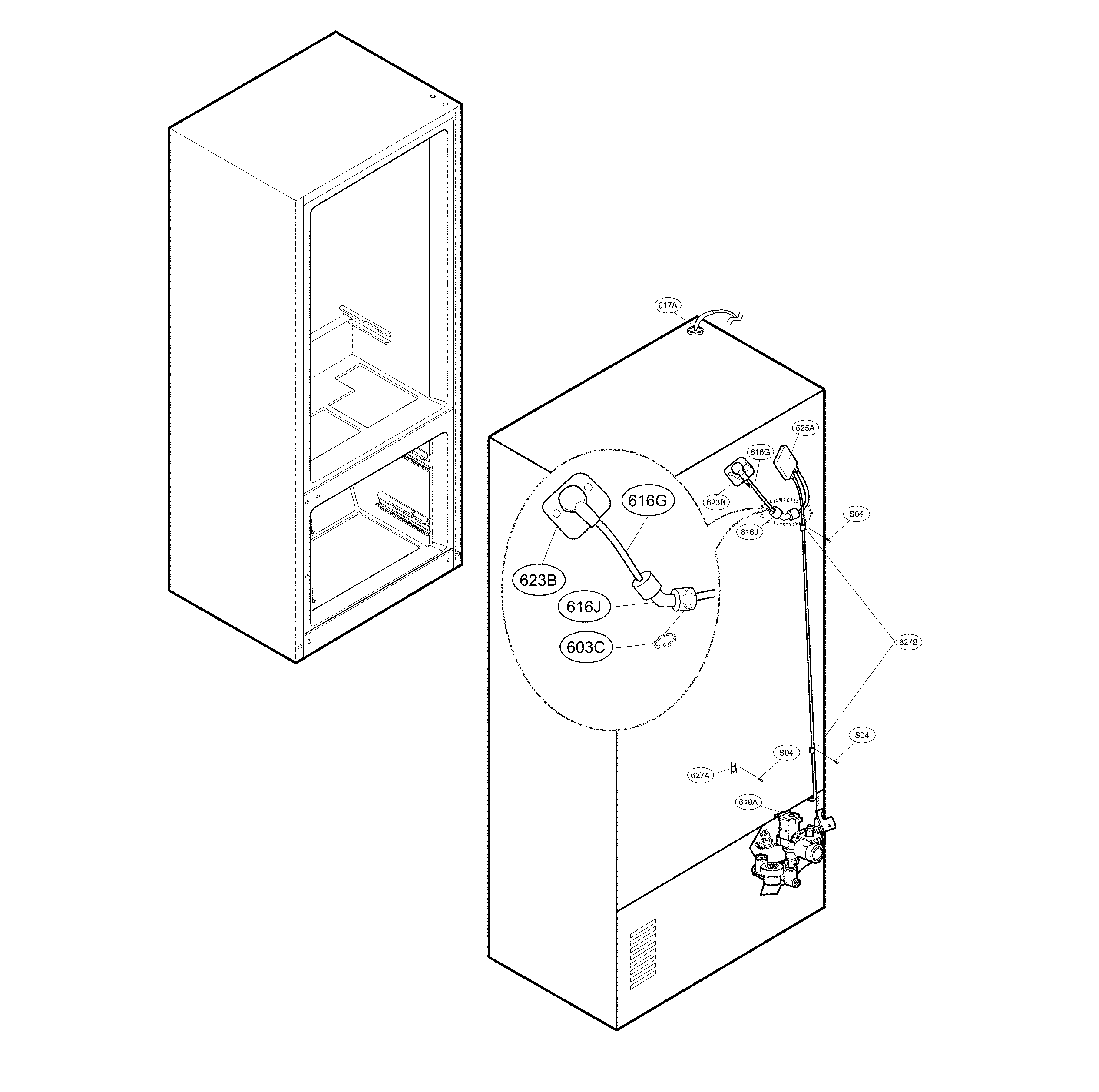 VALVE AND WATER PARTS