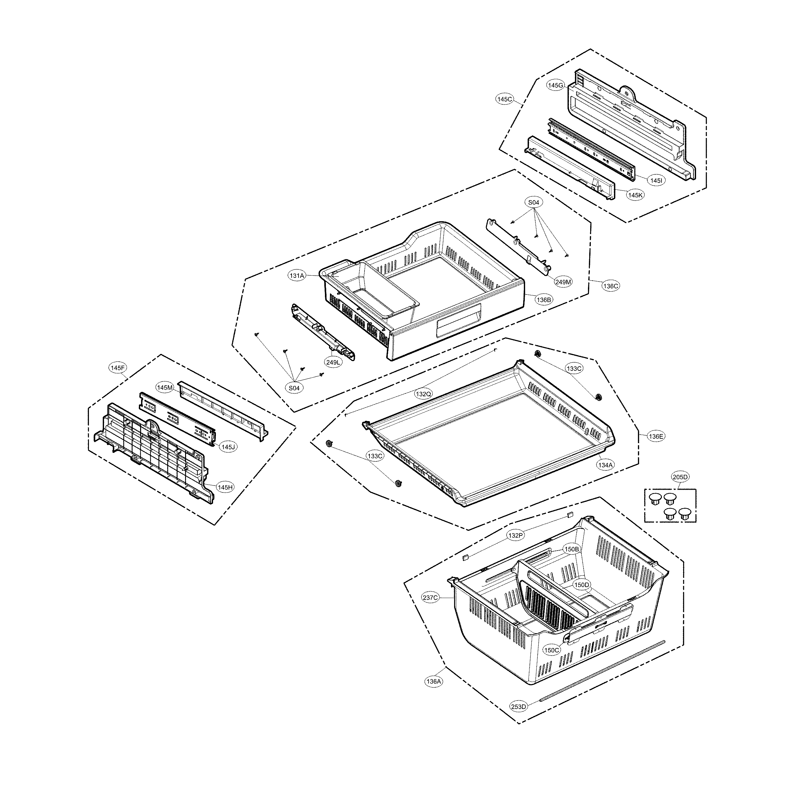 Freezer parts
