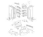 LG LFXS32726S/01 door parts diagram