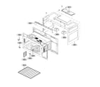 LG LMHM2237BD/00 oven cavity parts diagram