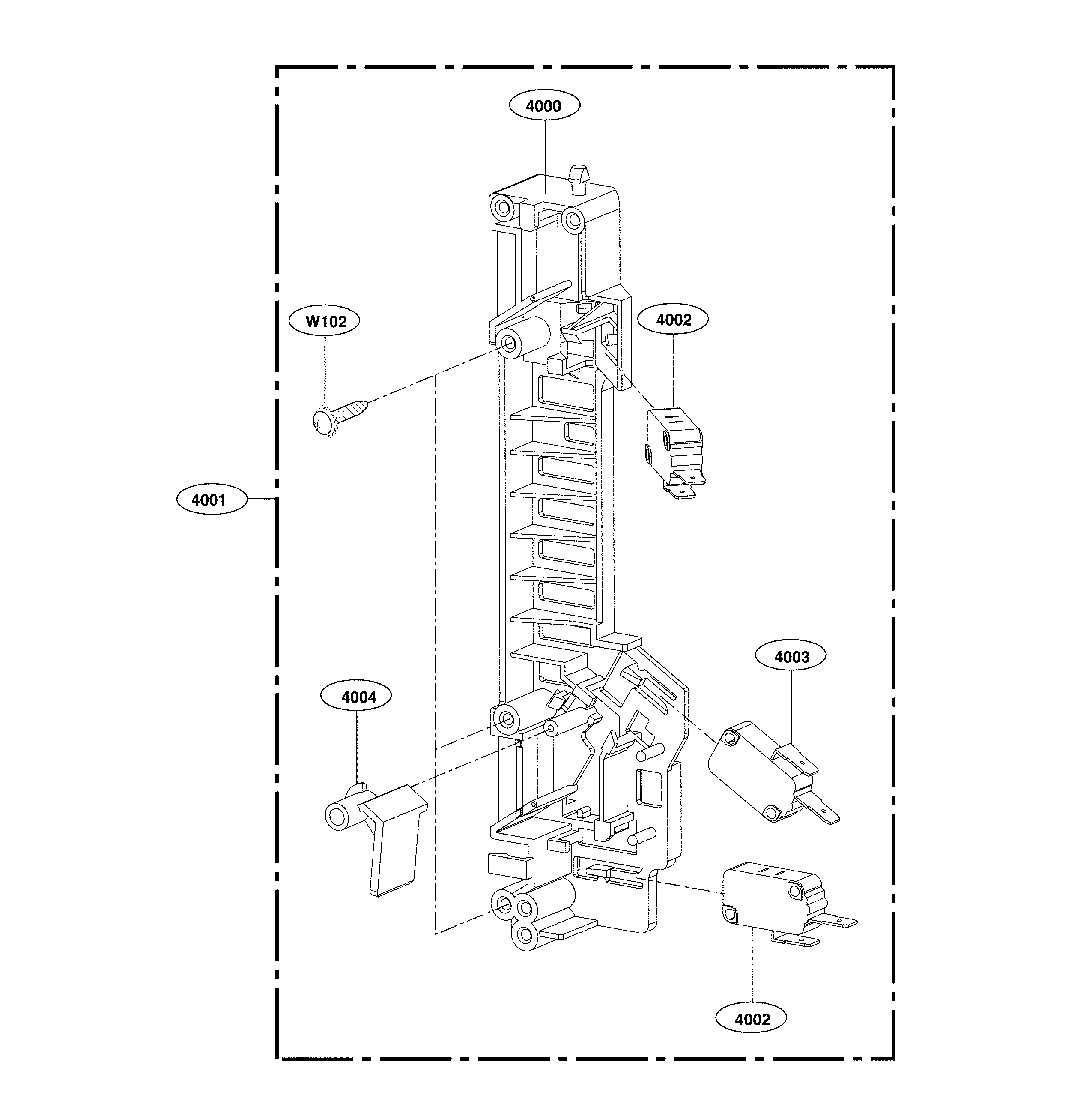 Latchboard parts